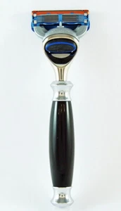 DARK HORN Shaver HANS BAIER Germany Compatible with Gillette FUSION Blades