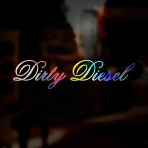 Dirty Diesel Decal Sticker Oil Slick Holographic Car Van Caravan JDM Dub Euro - Picture 1 of 1
