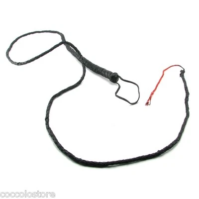 PIPEDREAM Frusta Indiana Jones Intrecciata Lunga 183 CM con Manico Semi Rigido