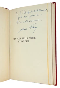 Envoi autographe Albert Fleury. Les jeux de la terre et du ciel ( Poèmes ) 1/400 - Imagen 1 de 9