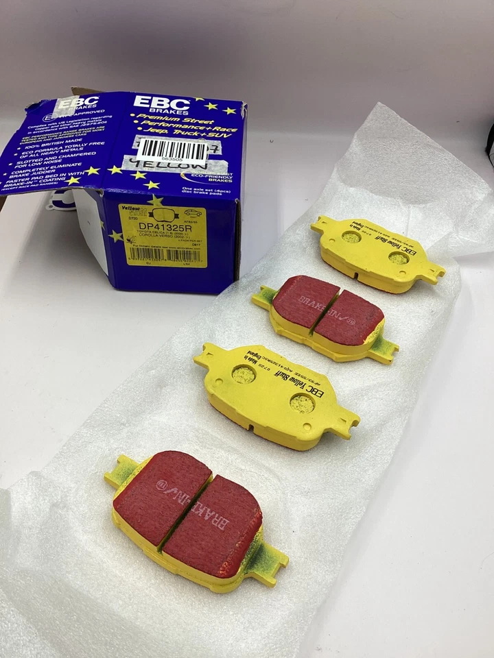 Pastiglie freno anteriori Ebc YellowStuff DP41325 per Toyota Celica 1.8 ZZT231 190 00-06 - Immagine 1 di 1