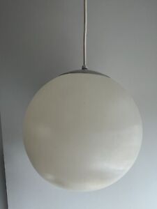 Vintage Paul Mayen Habitat Plastic Globe Pendant Light Mid Century Modern