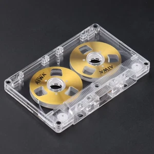 Cinta de casete dorada carrete a carrete AIWA diseño de alta calidad hecho a sí mismo - Imagen 1 de 6