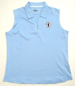 Polo da golf senza maniche Putterboy 2014 Pinehurst US Open da donna taglia 2XL blu - Foto 1 di 2