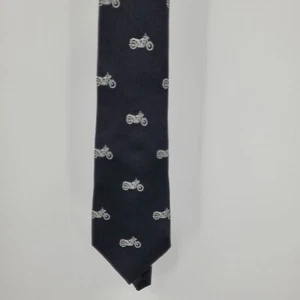 Crew Cuts J. Crew Boy's Youth 100% Silk Motorcycle Formal Dress Neck Tie - Picture 1 of 6