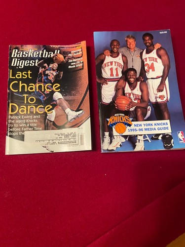Patrick Ewing - Basketball Digest and Knicks Media Guide | eBay