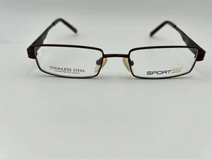 Adolfo Eyeglasses 180 Degree Sport Scrimmage BRN 47 17 130 Brown Flex - Picture 1 of 4