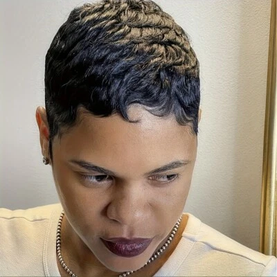 Pixie Cut Wig Human Hair Wigs for Women Human Hair - Image 1 of 4