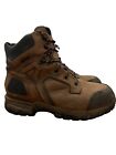 Red Wing Men’s 13 Waterproof 6-Inch Brown Leather Safety Toe Work Boots