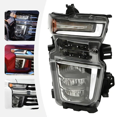 For 2020-2023 Chevy Silverado 2500HD 3500HD Headlight Full LED Headlamp(s) LH/RH Foto 1 de 4
