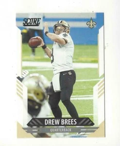 2021 SCORE FOOTBALL ๐ฅ๐ DREW BREES NEW ORLEANS SAINTS #206 - Picture 1 of 1