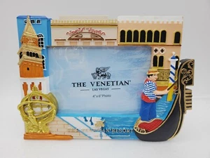 The Venetian Resort Picture Frame Gondola Fits 4" X 6" Picture - Picture 1 of 6