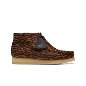 Clarks Men's Tortoiseshell Wallabee Moccasin Boots 2616982 - Picture 1 of 5