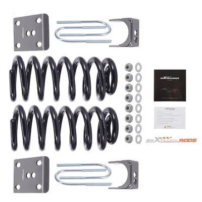 Muelles helicoidales descendentes de 3" + Kit abatible de eje descendente de 5" para Ford F100 F150 2x2 80-1996 Foto 1 de 4