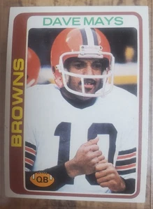 1978 Topps - #353 Dave Mays (RC) Rookie Cleveland Browns - Bild 1 von 2