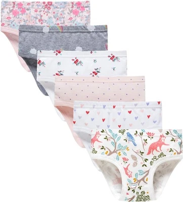 Girls Soft Panties Toddler Girls Cotton Underwear Kids Briefs - Image 1 of 4