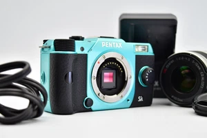 ⏯️[Excellent+5] PENTAX Q10 blue bilingual 02 STANDARD ZOOM lens From Japan - Picture 1 of 24