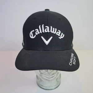Callaway Golf Black Strapback Hat Chrome Soft APEX EPIC Odyssey Logo Cap (2) - Picture 1 of 7