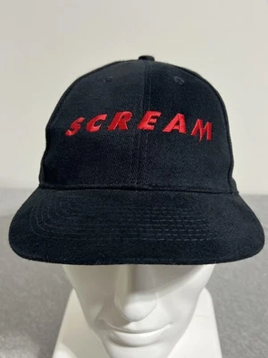 Gorra Scream Hat correa trasera para hombre negra roja bordada Otto película de terror béisbol Foto 1 de 4