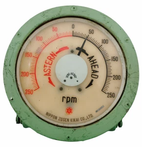 Nippon Zosen Kikai Shaft Revolution Indicator Electric Propeller Ship - Picture 1 of 14