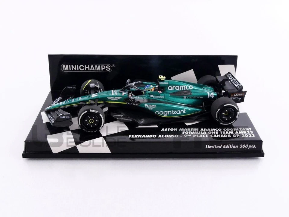 MINICHAMPS 1/43 - ASTON MARTIN AMR23 - 2ND CANADIAN GP 2023 (F. ALONSO) 41723091 - Image 1 of 1
