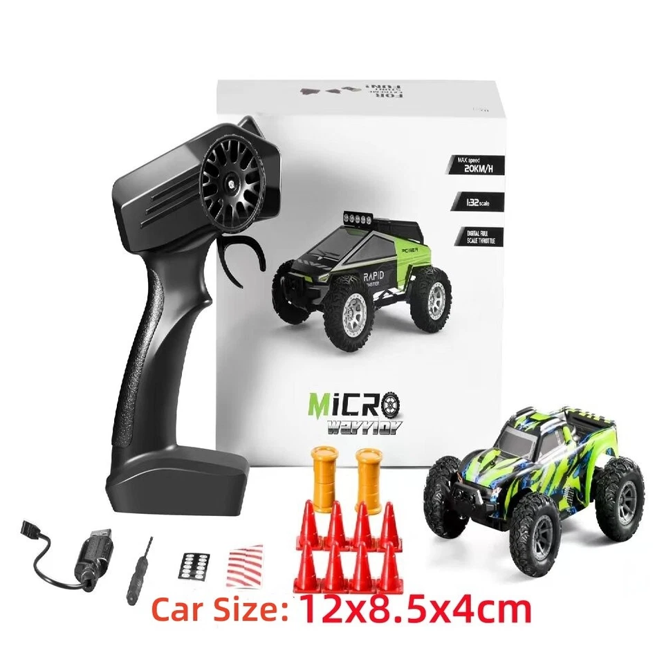 1/32 Mini RC Drift Climbing Car mit LED Licht Fernsteuerung Off Road Fahrzeug - Bild 1 von 4