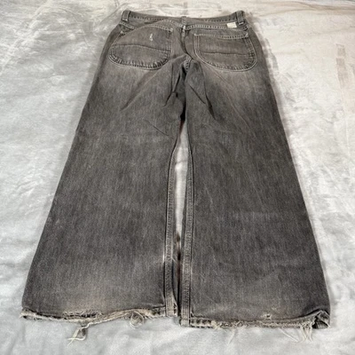 Pantalones de mezclilla vintage GAP Worker para hombre 34x30 (se adapta a 33x28) pierna ancha desgastados manchados Y2K Foto 1 de 4