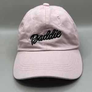 Women’s Pink Baddie Hat Cap Adjustable Preloved - Picture 1 of 7