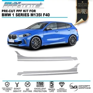 Side Skirt PPF Paint Protection Film for BMW 1 series M135i F40 2019+ - Picture 1 of 4