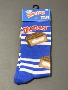Crazy Socks Hostess Ding Dongs Fun Print Novelty Crew Socks Size 6-12 - Picture 1 of 2