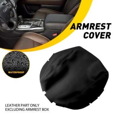 Center Console Arm Rest Lid Armrest Cover Skin For Infiniti QX60 JX35 2014-2020 - Image 1 of 4