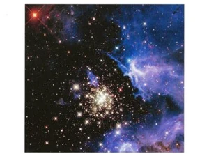 Postcard Stars in NGC 3603 Cluster Hubble Telescope NASA Photo MINT - Picture 1 of 1