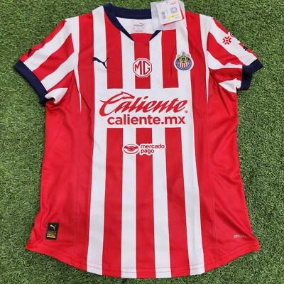 彪马 Chivas Guadalajara 24-25 Home 女式球衣红色-白色 — 第 1/4 张图片