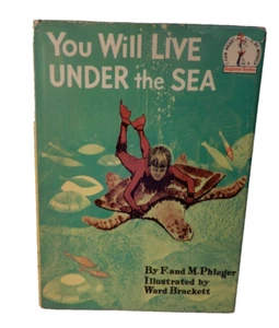 You Will Live Under The Sea by F. and M. Phleger HBDJ Dr Seuss Beginner Books - Picture 1 of 12