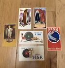 Antique/Vintage 1920s Lot Of 6 FISK TIRE Ink Blotters Cards Advertising