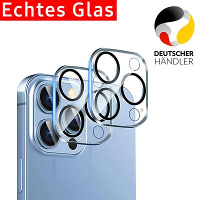 2x Kameraschutz Glas Panzerfolie FÜR iPhone 17 16 15 14 13 12 11 Pro Max Mini XR - Bild 1 von 4