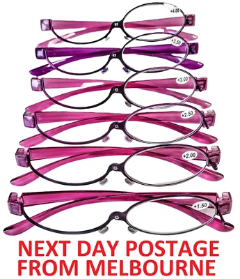 Allure Magnifying Metal Frame Fold Flip Down Makeup Glasses Eyelashes Mascara - image 1 of 4