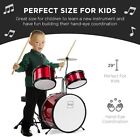 Best Choice Products Kids Drum Set 3-Piece Beginner Drum Set Junior Drum Set