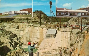 Barra de cantera de granito Rock of Ages Vermont de colección pm 1963 postal - Imagen 1 de 2
