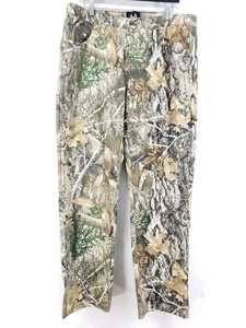 Realtree Mens Camouflage Hunting Pants Size M (32-34) Twill Fabric Full Leg - Picture 1 of 10