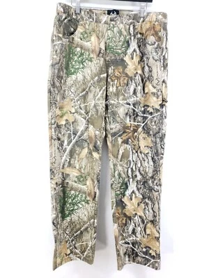 Realtree Mens Camouflage Hunting Pants Size M (32-34) Twill Fabric Full Leg - Image 1 of 4