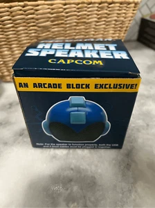 Casco Capcom Mega Hombre Altavoz Portátil Coleccionable Caja de Botín Exclusivo - Imagen 1 de 5