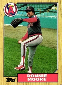 1987 Topps Baseball Card Donnie Moore California Angels #115 - Picture 1 of 2