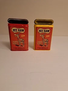 hee haw chewing tobacco, "novelty tribute" EMPTY tobacco tin (1) - Picture 1 of 5