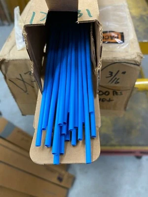 LOTE DE 25 TUBOS TERMORRETRÁCTILES 2:1 3/32" AZUL X 4 PIES CADA UNO - CABLE ALFA AJUSTE 221 Foto 1 de 3