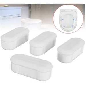 4x Bathroom Hardware Buffer Replacement Bumpers Strong Adhesive Toilet Seats Hot - Picture 1 of 9