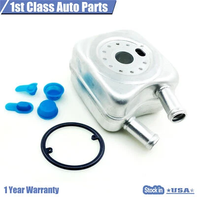 Enfriador de aceite + junta para 01-06 Audi A4 TT Quattro Volkswagen Beetle Golf Jetta Foto 1 de 3
