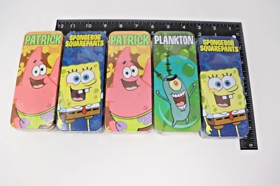 Lote de 5x Nuevo Bob Esponja Pantalones Cuadrados Película 2004 Reloj Digital Set Burger King Foto 1 de 4