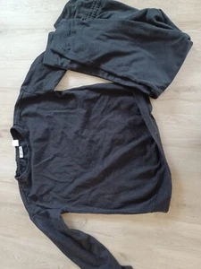 Umstandsmode Trainingsanzug Jogginganzug Pullover und Hose schwarz Größe S - Bild 1 von 1