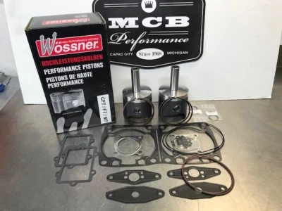 Arctic Cat F7 Firecat 700 EFI Sno 2003-2006 Top End Piston Kit Forged Wossner  - Image 1 of 2
